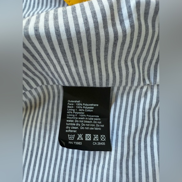 HELLY HANSEN Womens Yellow KIRKWALL II Windproof Hooded Raincoat Logo Lined - XL - Picture 8 of 13